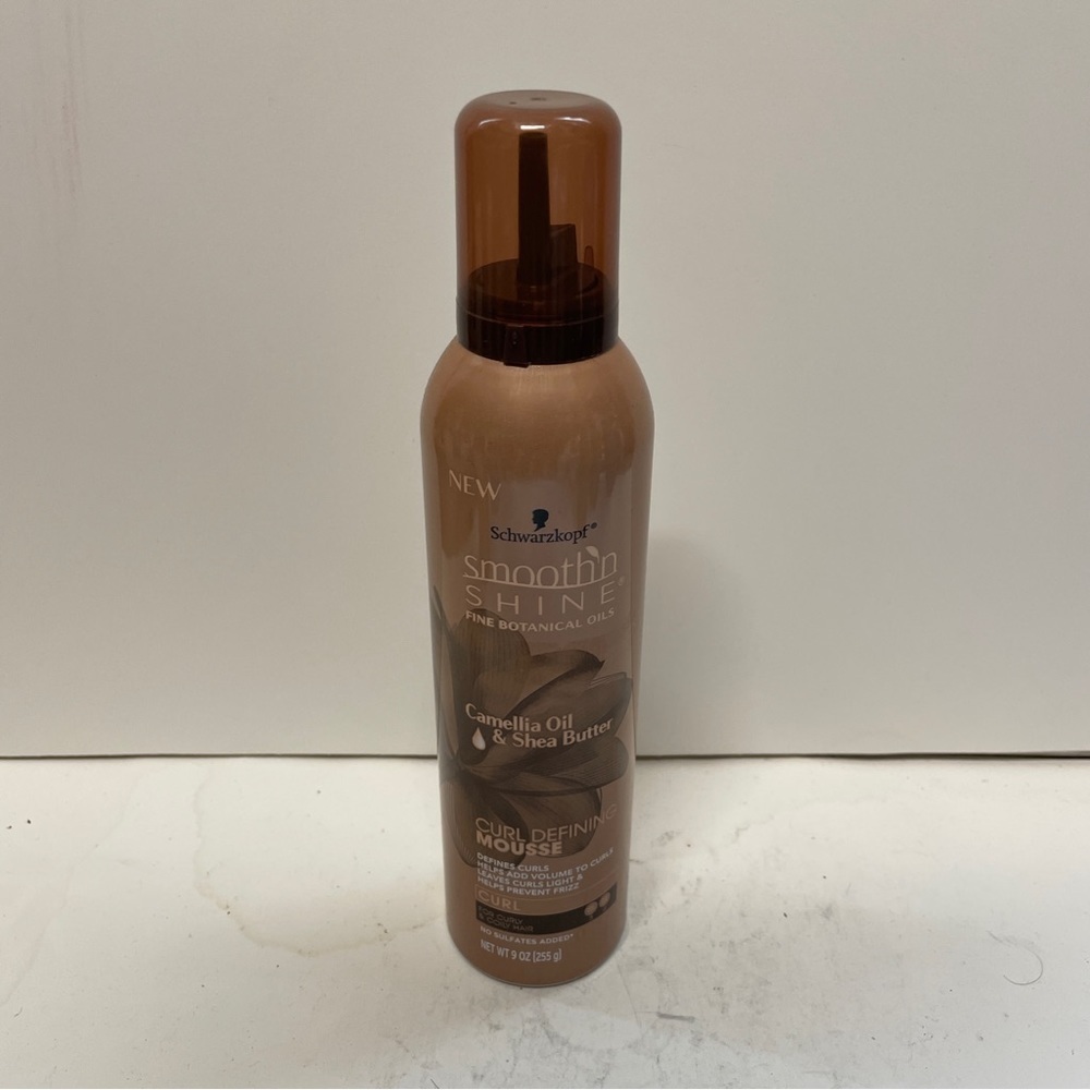 Smooth N Shine Mousse Curl Defining Curl For Curly & Coily Hair 9 OZ HTF